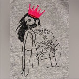 🏳️‍🌈Queer Eye🏳️‍🌈 Embroidered Queen of F***** Everything Sweatshirt 🏳️‍🌈